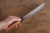 Makoto Kurosaki VG10 Hammered(Maru) Nakiri 170mm Morado Handle - Japanny - Best Japanese Knife