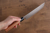Seisuke VG10 Hammered(Maru) Nakiri  170mm Morado Handle - Japanny - Best Japanese Knife