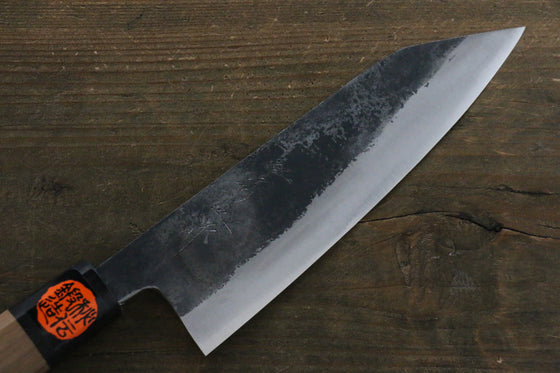 Shigeki Tanaka Blue Steel No.2 TEKKA Kurouchi Santoku Japanese Chef Knife 165mm - Japanny - Best Japanese Knife