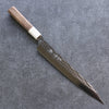 Yu Kurosaki Senko Ei R2/SG2 Hammered Sujihiki  240mm Walnut Handle - Japanny - Best Japanese Knife