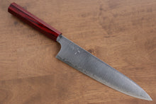  Kei Kobayashi R2/SG2 Gyuto  210mm Red Lacquered Handle - Japanny - Best Japanese Knife