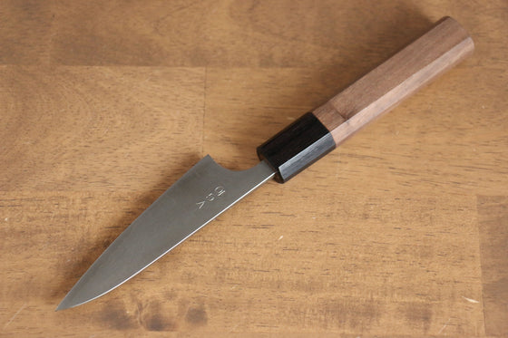 Nao Yamamoto VG10 Damascus Petty-Utility  100mm Walnut Handle - Japanny - Best Japanese Knife