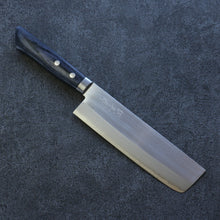  Kunihira VG1 Migaki Finished Usuba 165mm Navy blue Pakka wood Handle - Japanny - Best Japanese Knife