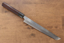  Jikko White Steel No.2 Sakimaru Yanagiba 210mm Shitan Handle - Japanny - Best Japanese Knife