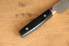 Seisuke PRO-J VG10 Hammered Slicer 210mm Black Micarta Handle - Japanny - Best Japanese Knife