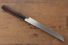Jikko White Steel No.2 Sakimaru Yanagiba 210mm Shitan Handle - Japanny - Best Japanese Knife