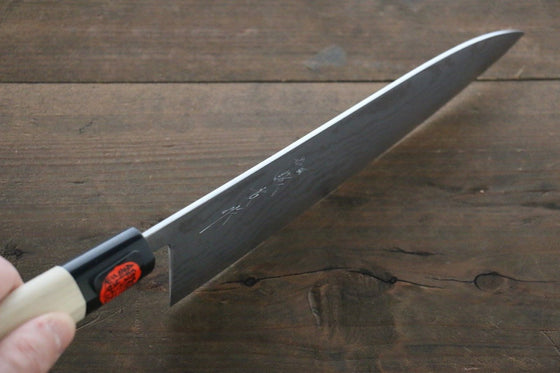 Shigeki Tanaka Blue Steel No.2 17 Layer Damascus Gyuto Japanese Chef Knife 210mm with Magnolia Handle (ferrule: Water Buffalo) - Japanny - Best Japanese Knife
