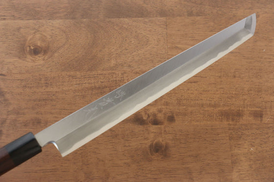 Jikko White Steel No.2 Sakimaru Yanagiba  270mm Shitan Handle - Japanny - Best Japanese Knife