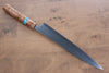 Yu Kurosaki Senko R2/SG2 Hammered Sujihiki  270mm Maple(With turquoise ring Mokume) Handle - Japanny - Best Japanese Knife