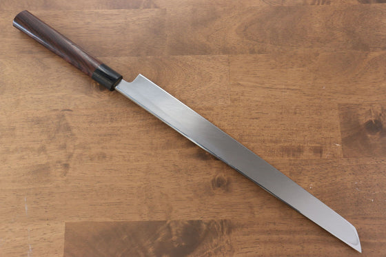 Jikko White Steel No.2 Sakimaru Yanagiba 330mm Shitan Handle - Japanny - Best Japanese Knife