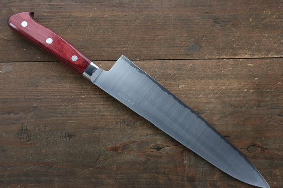 Takamura Knives R2/SG2 Gyuto 210mm with Red Pakka wood Handle - Japanny - Best Japanese Knife