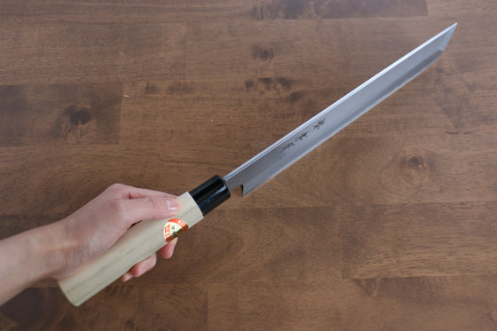 Sakai Takayuki Kasumitogi White Steel Hamokiri 270mm Magnolia Handle - Japanny - Best Japanese Knife