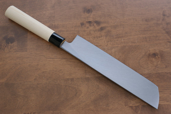 Sakai Takayuki Kasumitogi White Steel Hamokiri 240mm Magnolia Handle - Japanny - Best Japanese Knife