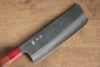 Yoshimi Kato Blue Super Nashiji Nakiri  170mm Red Honduras Handle - Japanny - Best Japanese Knife