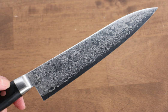 Seisuke AUS10 45 Layer Mirrored Finish Damascus Gyuto 180mm Black Pakka wood Handle (Super Deal) - Japanny - Best Japanese Knife