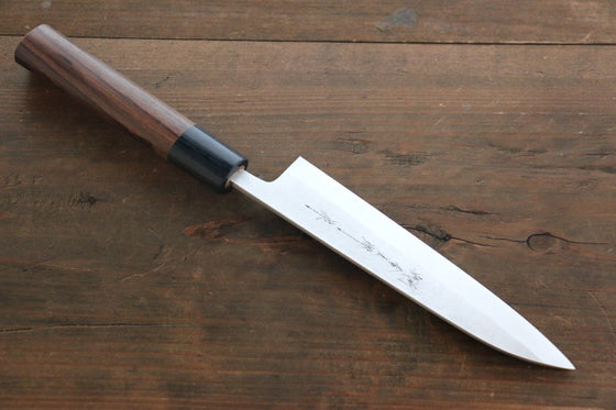 Yoshimi Kato Blue Super Clad Nashiji Petty-Utility Japanese Chef Knife 150mm - Japanny - Best Japanese Knife