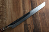 Sakai Takayuki Honyaki White Steel No.1 Mirrored Finish Sakimaru Takohiki 330mm Gold Lacquered Handle - Japanny - Best Japanese Knife