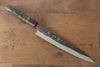 Yu Kurosaki Raijin Cobalt Special Steel Hammered Sujihiki 240mm Special handle 6 Handle - Japanny - Best Japanese Knife