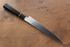 Seisuke Molybdenum Slicer  210mm Black Pakka wood Handle - Japanny - Best Japanese Knife