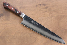  Seisuke VG10 33 Layer Hammered Damascus Gyuto 210mm Mahogany Handle - Japanny - Best Japanese Knife