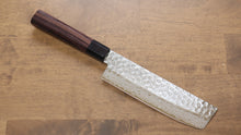  Seisuke AUS10 45 Layer Damascus Usuba  160mm Shitan Handle - Japanny - Best Japanese Knife
