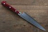 Takamura Knives R2/SG2 Petty-Utility  130mm with Red Pakka wood Handle - Japanny - Best Japanese Knife