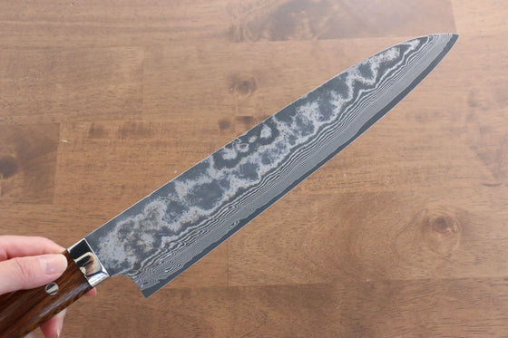 Takeshi Saji R2/SG2 Black Damascus Gyuto  270mm Ironwood Handle - Japanny - Best Japanese Knife
