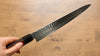 Seisuke AUS10 45 Layer Damascus Sujihiki  250mm Shitan Handle - Japanny - Best Japanese Knife