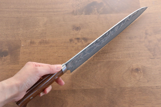 Takeshi Saji R2/SG2 Black Damascus Gyuto  270mm Ironwood Handle - Japanny - Best Japanese Knife