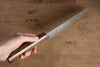 Seisuke VG10 Mirrored Finish Damascus Kiritsuke 210mm Oak Handle - Japanny - Best Japanese Knife