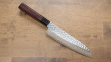  Seisuke AUS10 45 Layer Damascus Santoku  180mm Shitan Handle - Japanny - Best Japanese Knife