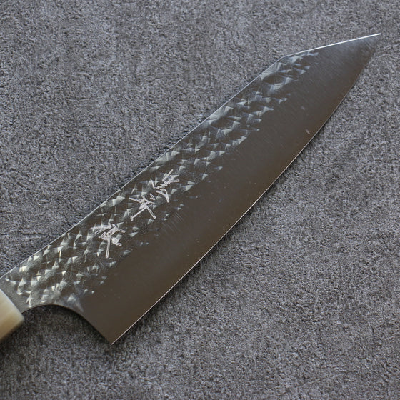 Yu Kurosaki Senko R2/SG2 Hammered Bunka 165mm Ebony Wood Handle - Japanny - Best Japanese Knife