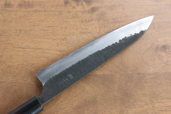 Katsushige Anryu Blue Super Gyuto 210mm Shitan Handle - Japanny - Best Japanese Knife