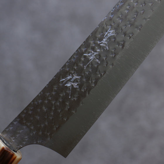 Yu Kurosaki Senko R2/SG2 Hammered Sujihiki 270mm Ebony Wood Handle - Japanny - Best Japanese Knife