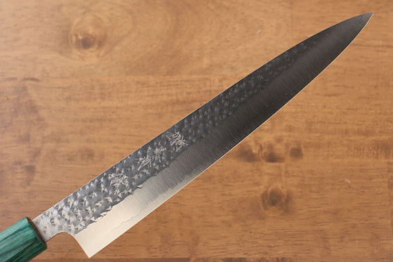 Yu Kurosaki Senko R2/SG2 Hammered Sujihiki 240mm Shitan Handle - Japanny - Best Japanese Knife