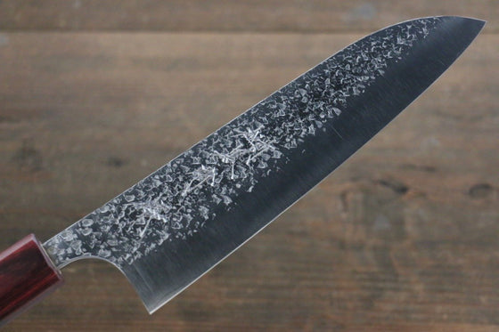 Yu Kurosaki Shizuku R2/SG2 Hammered Santoku Japanese Chef Knife 180mm - Japanny - Best Japanese Knife