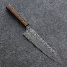  Yoshimi Kato R2/SG2 Damascus Gyuto  210mm Burnt Oak Handle - Japanny - Best Japanese Knife
