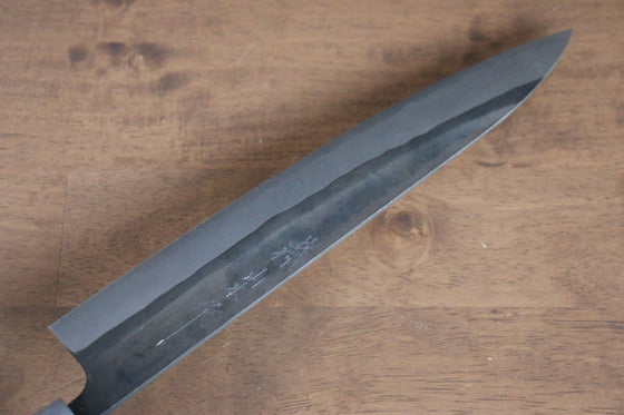 Nao Yamamoto White Steel No.2 Kurouchi Sujihiki 270mm Cherry Blossoms Handle - Japanny - Best Japanese Knife