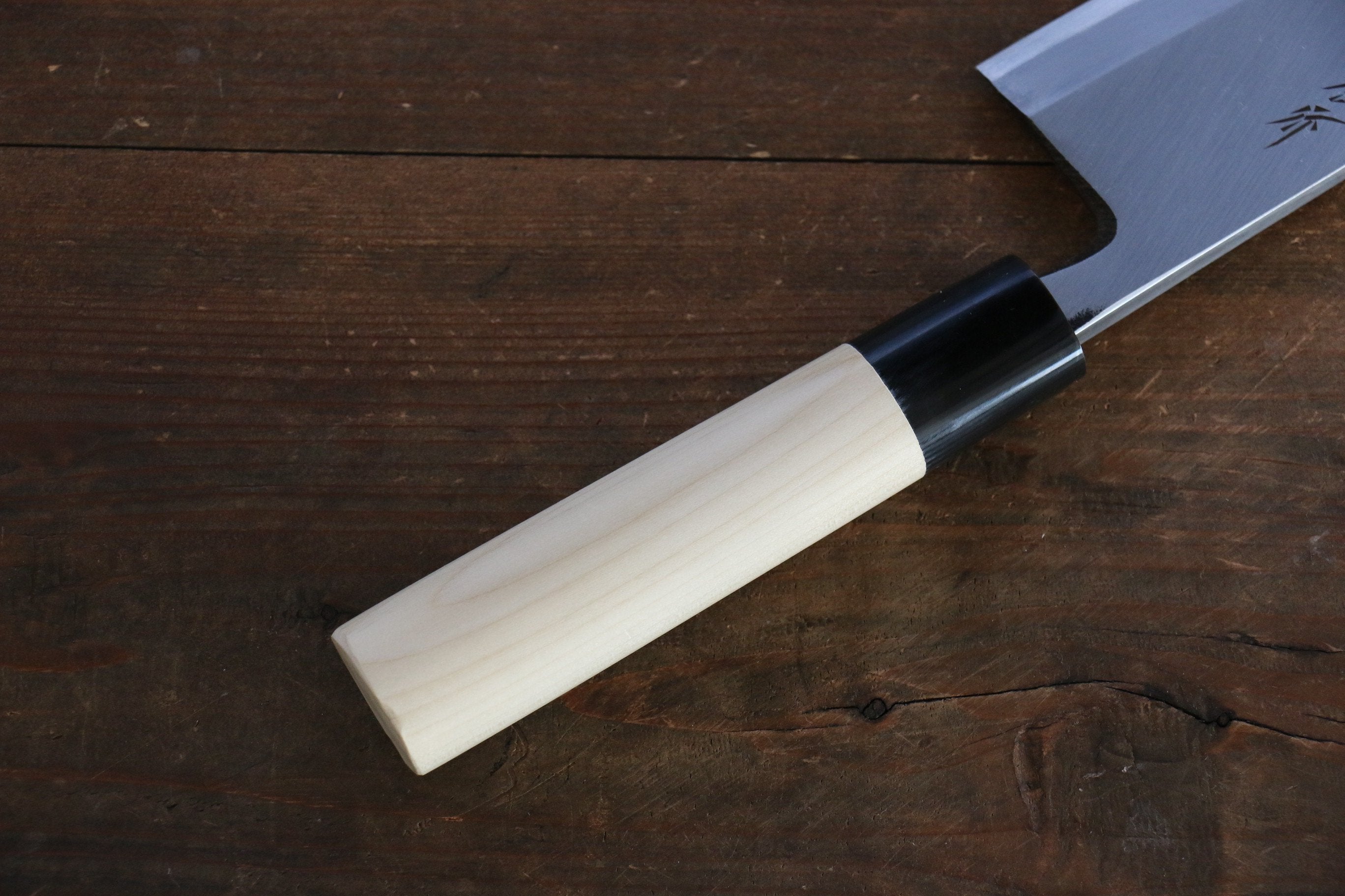 Sakai Takayuki [Left Handed] Kasumitogi White Steel Deba Japanese Knife - Japanny - Best Japanese Knife