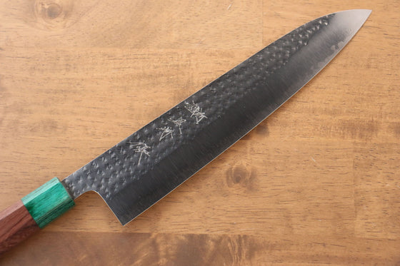 Yu Kurosaki Senko R2/SG2 Hammered Gyuto  240mm Shitan Handle - Japanny - Best Japanese Knife
