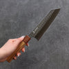 Yoshimi Kato Minamo R2/SG2 Hammered Bunka  165mm Oak Handle - Japanny - Best Japanese Knife