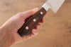Iseya Molybdenum Gyuto Japanese Knife 180mm Mahogany Pakka wood Handle - Japanny - Best Japanese Knife