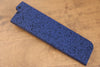 (Cyu) Blue Pakka wood Sheath for 180mm Nakiri with Plywood pin - Japanny - Best Japanese Knife