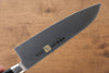Iseya Molybdenum Santoku 180mm Black Micarta Handle - Japanny - Best Japanese Knife