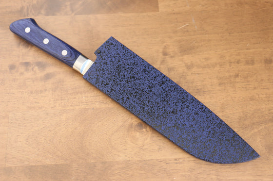 Blue Pakka wood Sheath for 180mm Santoku with Plywood pin - Japanny - Best Japanese Knife