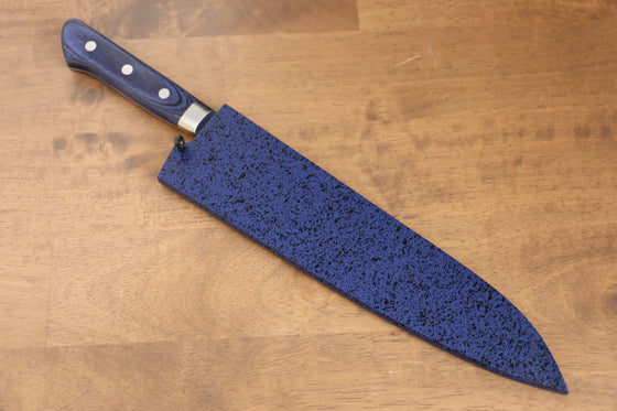 Blue Pakka wood Sheath for 180mm Gyuto with Plywood pin - Japanny - Best Japanese Knife