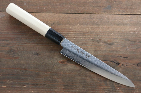 Sakai Takayuki AUS10 45 Layer Damascus Petty-Utility 150mm - Japanny - Best Japanese Knife