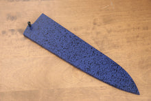  Blue Pakka wood Sheath for 180mm Gyuto with Plywood pin - Japanny - Best Japanese Knife