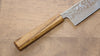 Seisuke Tsukikage AUS10 Migaki Finished Hammered Damascus Kiritsuke 240mm Oak Handle - Japanny - Best Japanese Knife