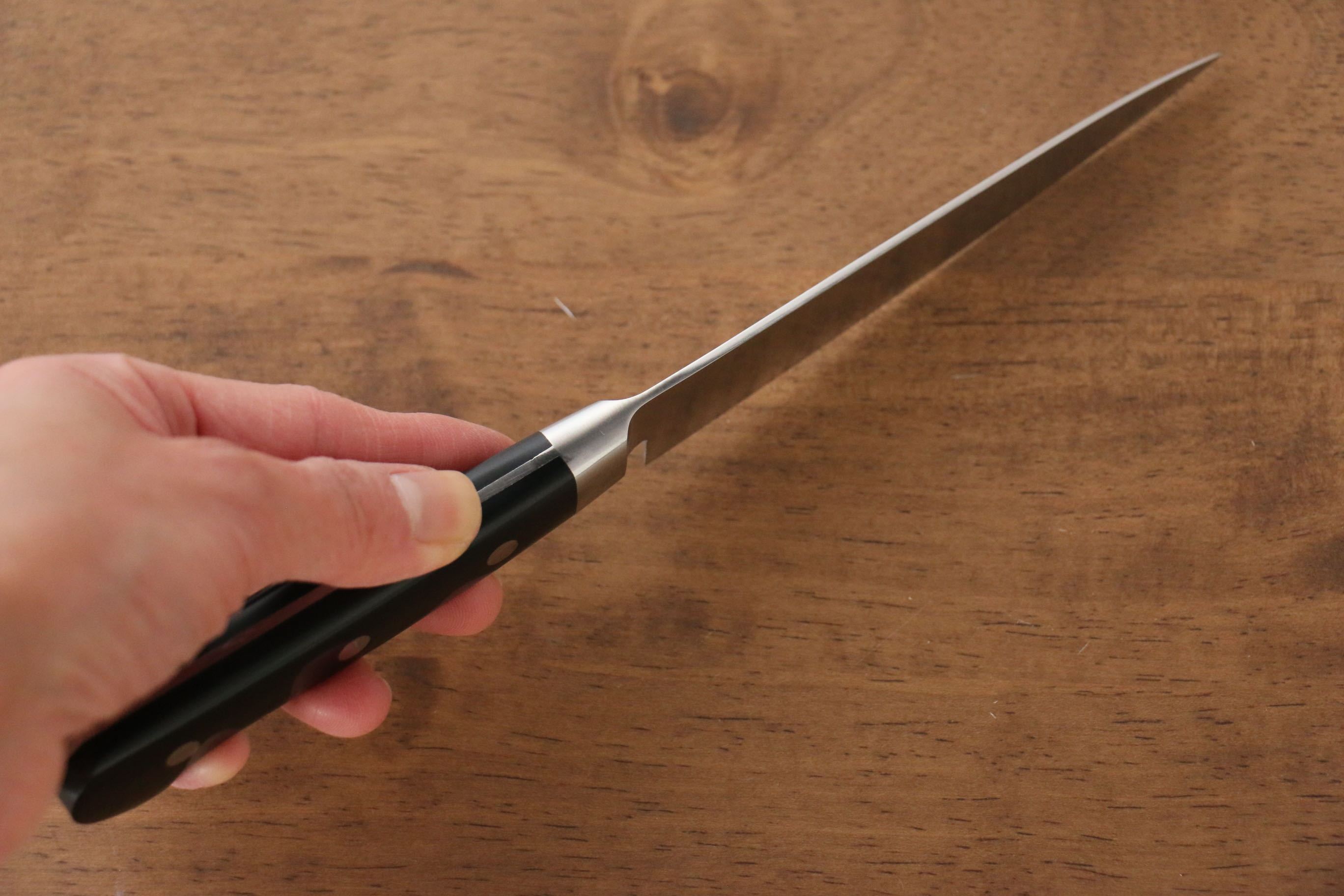Iseya Molybdenum Petty-Utility Japanese Knife 120mm Black Micarta Handle - Japanny - Best Japanese Knife